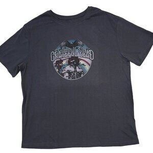 Grateful Dead Rock Band Grey Graphic T-Shirt